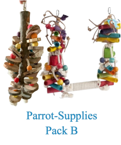 2 X Giant Parrot Toys - Pack B - RRP £61.99